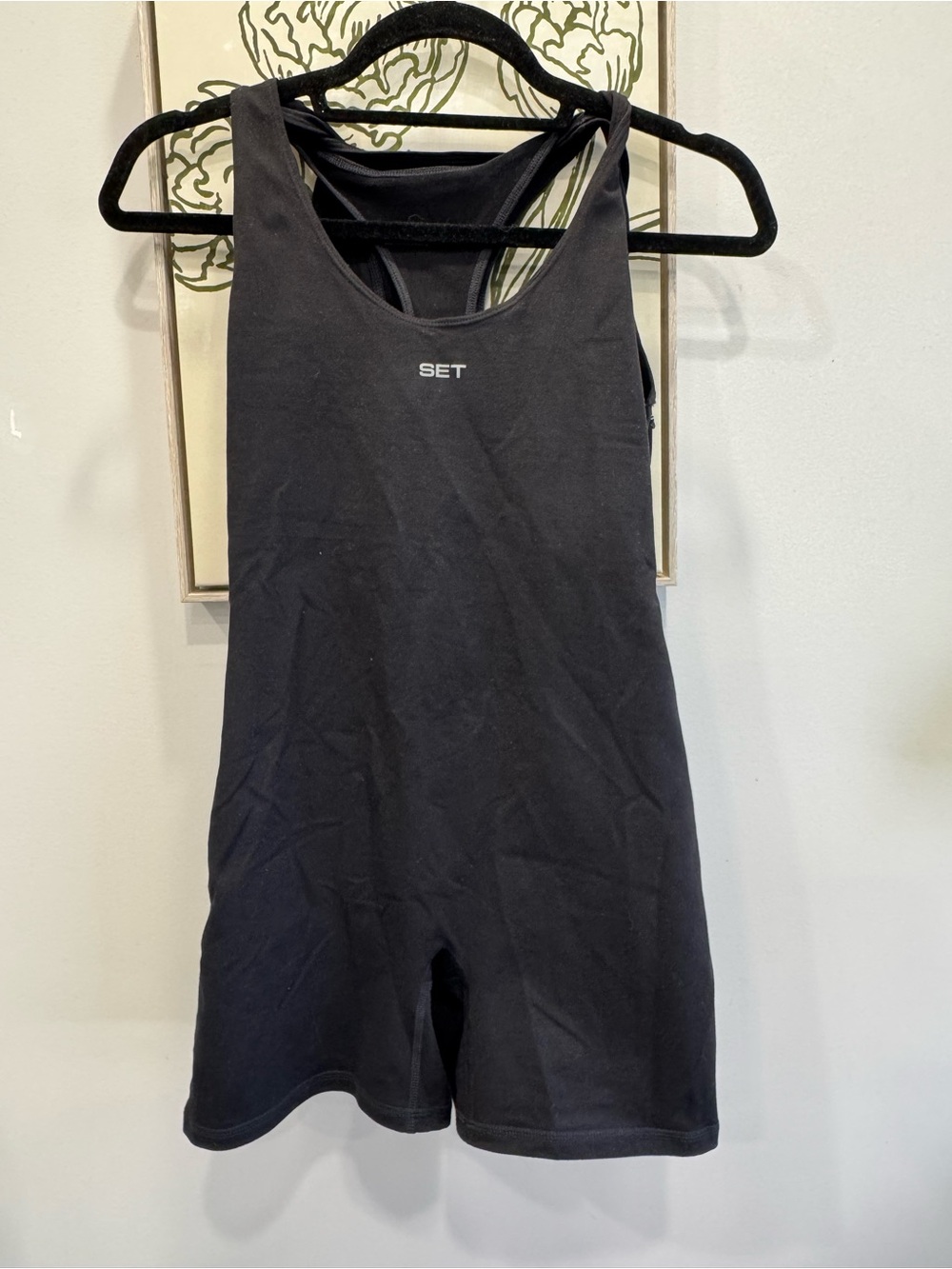 SET Active FormCloud Gym Shortysuit Black Onyx Women Medium ~ NEW WITH TAG